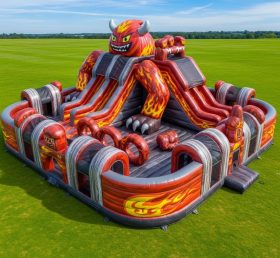 T6-6394 Blaze Monster Theme Inflatable Funcity