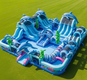T6-6420 Dolphin Theme Inflatable Funcity