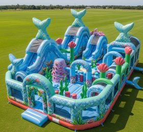 T6-6497 Mermaid Theme Inflatable Funcity
