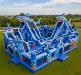 T6-6574 Shark Theme Inflatable Funcity