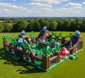 T6-6622 The Smurfs Theme Inflatable Funcity