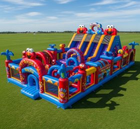 T6-6626 Tickle Me Elmo Theme Inflatable Funcity