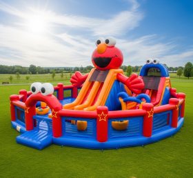 T6-6628 Tickle Me Elmo Theme Inflatable Funcity