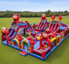 T6-6629 Tickle Me Elmo Theme Inflatable Funcity