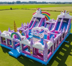 T6-6648 Unicorn Theme Inflatable Funcity