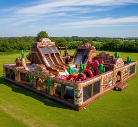 T6-6651 Wild West Theme Inflatable Funcity