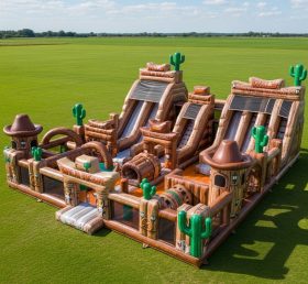 T6-6654 Wild West Theme Inflatable Funcity