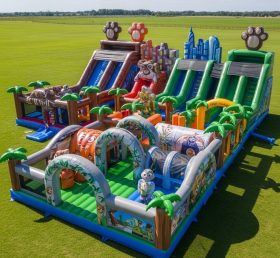 T6-6666 Zootopia Theme Inflatable Funcity