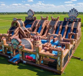T6-6672 American Indian Theme Inflatable Park