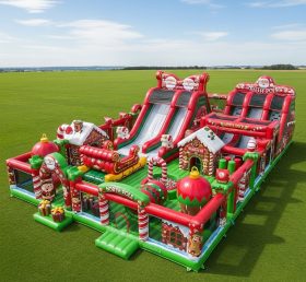 T6-6684 Christmas Theme Inflatable Park