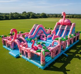 T6-6726 Flamingo Theme Inflatable Park