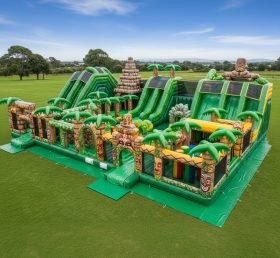 T6-6743 Jungle Theme Inflatable Park