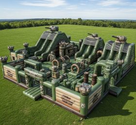 T6-6754 Military Style Theme Inflatable Park