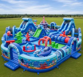 T6-6764 Ocean Theme Inflatable Park