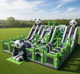 T6-6775 Panda Theme Inflatable Park