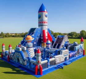 T6-6793 Rocket Theme Inflatable Park