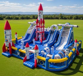 T6-6794 Rocket Theme Inflatable Park