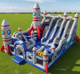 T6-6801 Rocket Theme Inflatable Park