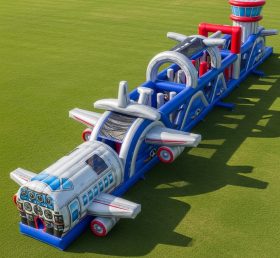 T7-3690 Airplane Theme Inflatable Obstacle Course