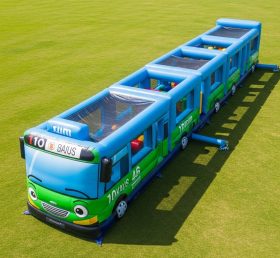 T7-3721 Bus Theme Inflatable Obstacle Course