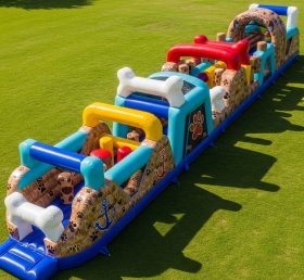 T7-3771 Dog Theme Inflatable Obstacle Course
