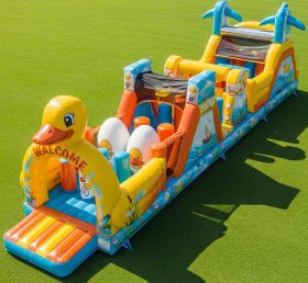 T7-3782 Duck Theme Inflatable Obstacle Course