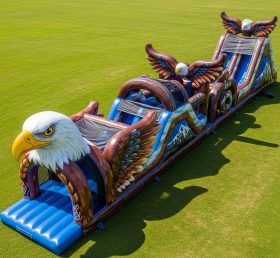 T7-3784 Eagle Theme Inflatable Obstacle Course
