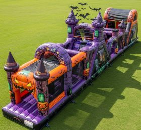 T7-3845 Halloween Theme Inflatable Obstacle Course