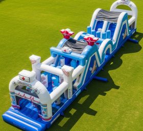 T7-3867 Hospital Theme Inflatable Obstacle Course
