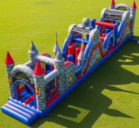 T7-3882 Knight Theme Inflatable Obstacle Course