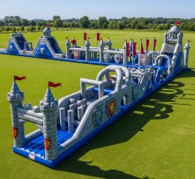 T7-3883 Knight Theme Inflatable Obstacle Course