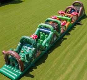 T7-3897 Magic Forest Theme Inflatable Obstacle Course
