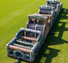 T7-3904 Military Style Theme Inflatable Obstacle Course