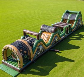 T7-3906 Military Style Theme Inflatable Obstacle Course