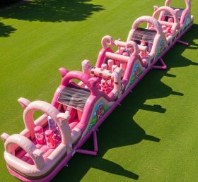 T7-3959 Pig Theme Inflatable Obstacle Course