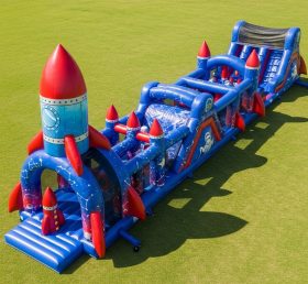 T7-3986 Rocket Theme Inflatable Obstacle Course