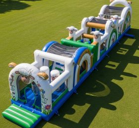 T7-3999 Sheep Theme Inflatable Obstacle Course