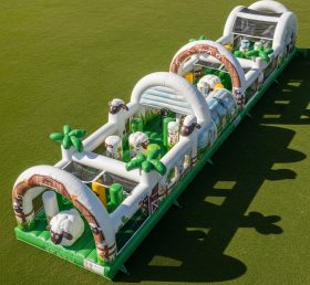 T7-4001 Sheep Theme Inflatable Obstacle Course