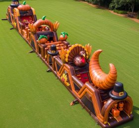T7-4020 Thanksgiving Theme Inflatable Obstacle Course