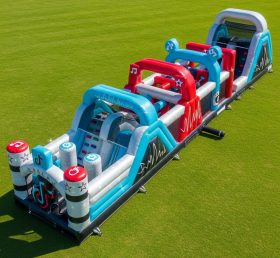 T7-4028 TikTok Theme Inflatable Obstacle Course