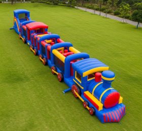 T7-4035 Train Theme Inflatable Obstacle Course