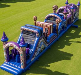 T7-4072 Wizard Theme Inflatable Obstacle Course