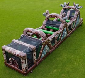T7-4085 Zombie Theme Inflatable Obstacle Course