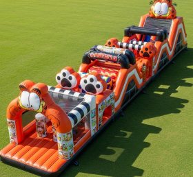 T7-4183 Garfield Theme Inflatable Obstacle Course