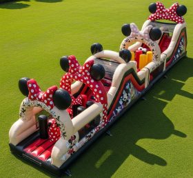 T7-4244 Mickey & Minnie Theme Inflatable Obstacle Course