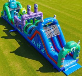 T7-4265 Monsters Inc Theme Inflatable Obstacle Course