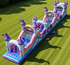 T7-4271 My Little Pony Theme Inflatable Obstacle Course