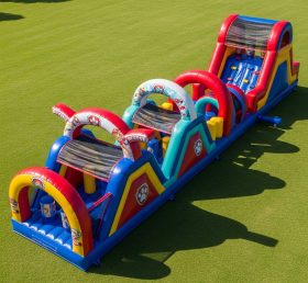 T7-4297 Paw Patrol Theme Inflatable Obstacle Course