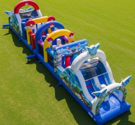 T7-4314 Pokemon Theme Inflatable Obstacle Course