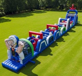 T7-4316 Popeye Theme Inflatable Obstacle Course